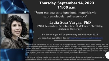 Lydia Sosa Vargas special seminar