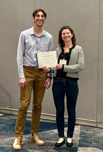 Henry and Yael at the 2025 EFRC Hub meeting