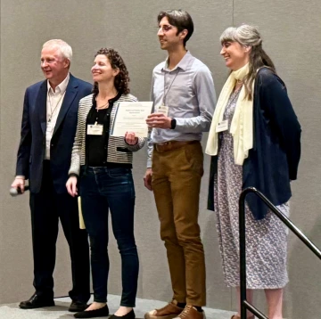 Henry Kantrow and Yael Tsarfati at the 2025 EFRC-Hub-CMS-CCS Principal Investigators Meeting